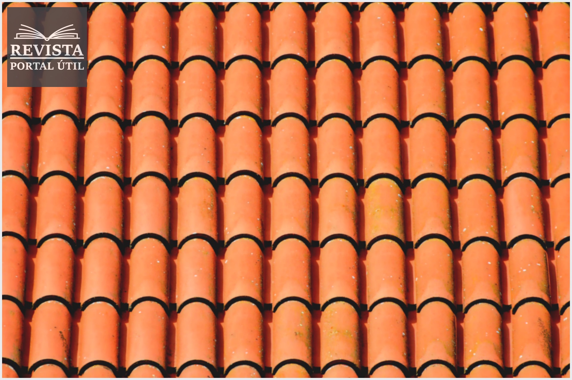 Telhado de telhas coloniais