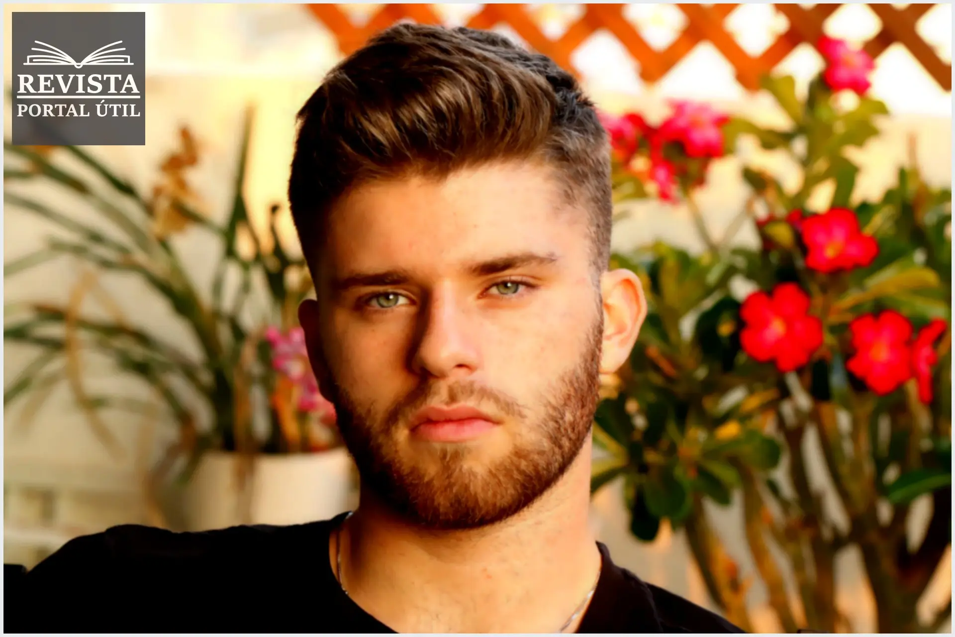Qual a idade que a barba fica completa? Homem com uma barba em crescimento
