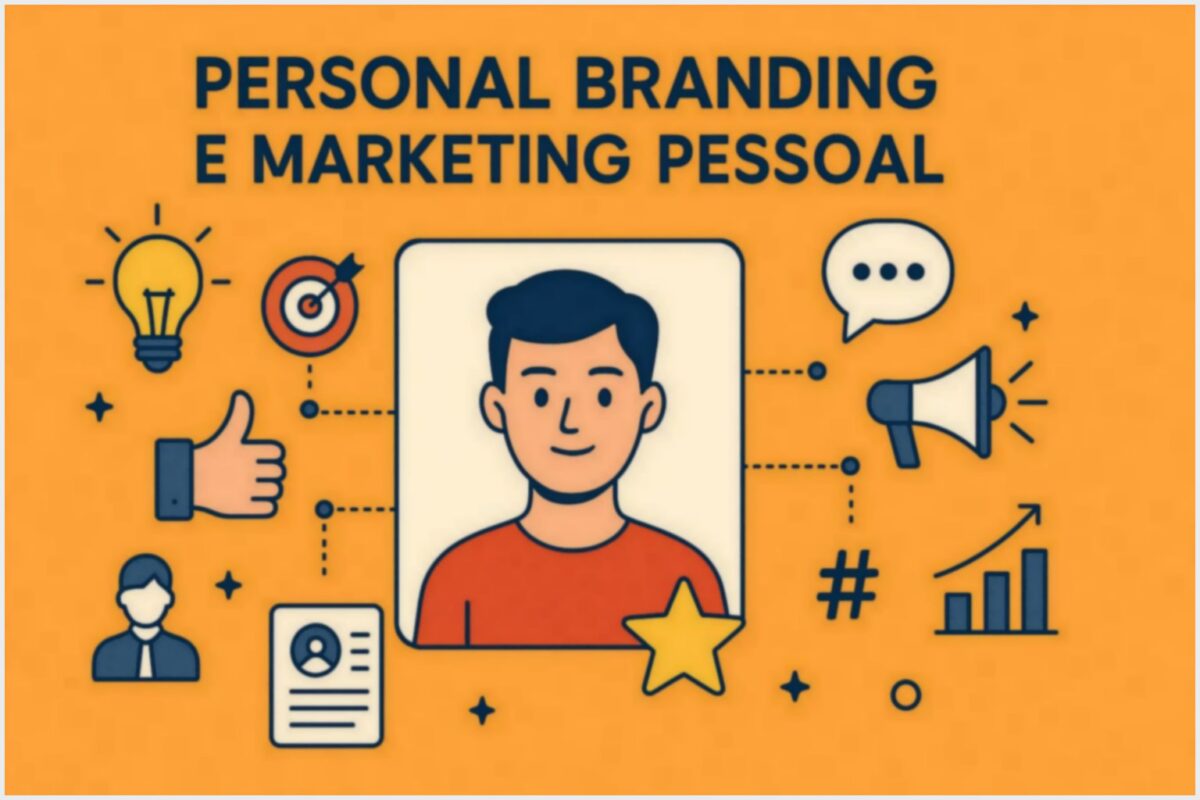 Quais as Diferenças entre Personal Branding e Marketing Pessoal Descrição: Imagem com a frase